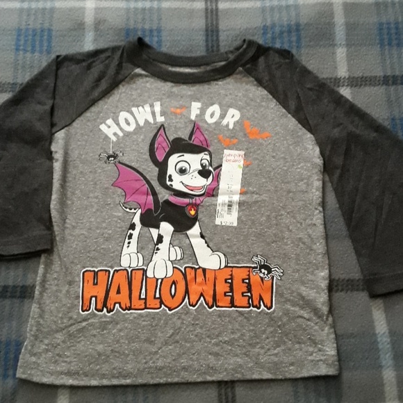 5T 4T NWT Baby Toddler Girl Clothes Halloween Paw Patrol Long Sleeve Size 3T